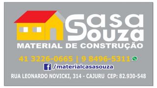 fornecedor de materiais de construcao curitiba Casa Souza Material de Construção.