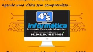 assistencia tecnica de informatica manaus Assistência técnica 4A's Informática